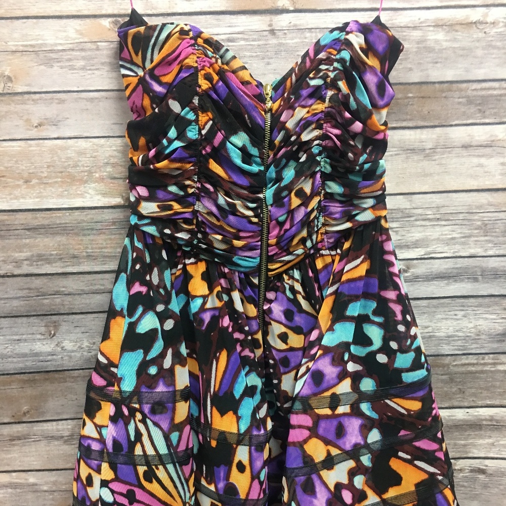 Betsey Johnson Multi-Color Butterfly Dress